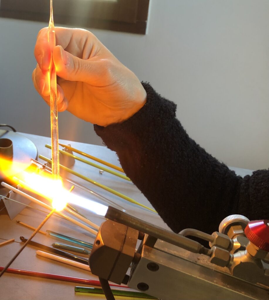 Température de fusion du verre 900°C
